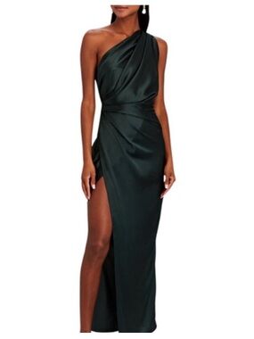 Elegant One-Shoulder Evening Dress